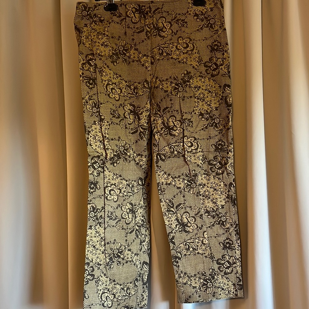 Brown Capri Dress Pant